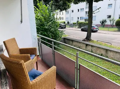 Das Gebäude in dem sich die Ferienwohnung befindet