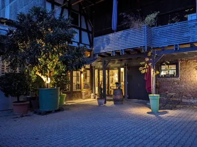 Das Gebäude in dem sich die Ferienwohnung befindet
