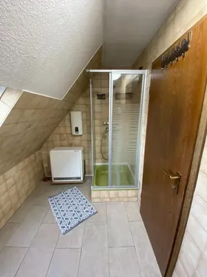 Ein Badezimmer in der Unterkunft Ferienwohnung Altrip