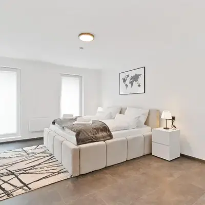 TOP Apartments - Stilvolle Wohnung im Stadtzentrum - Loggia - Kingsize Bett - Smart TV - Netflix - 60qm - 24h Check-In