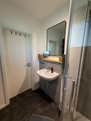 Ein Badezimmer in der Unterkunft Ferienhäusel Allemühl