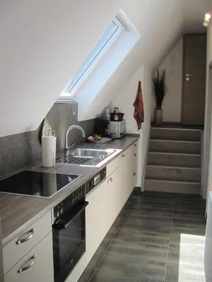 Küche/Küchenzeile in der Unterkunft Spira House