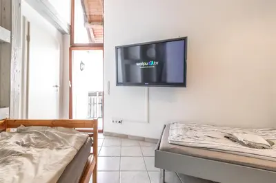 Grundriss der Unterkunft Arbeitnehmerunterkunft I 3 Betten I Balkon I eigene Küche & Bad
