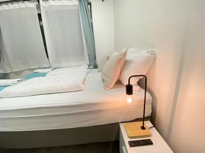 Ein Bett oder Betten in einem Zimmer der Unterkunft Lux and Big Apartment