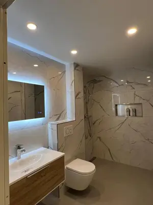 Ein Badezimmer in der Unterkunft Lux and Big Apartment