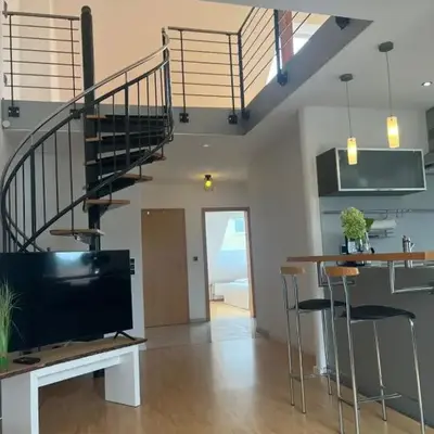 Schicke helle Galeriewohnung