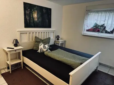 Ein Bett oder Betten in einem Zimmer der Unterkunft Landleben pur