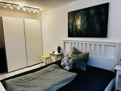 Ein Bett oder Betten in einem Zimmer der Unterkunft Landleben pur