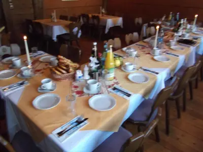 Essen im Bed & Breakfast oder in der Nähe