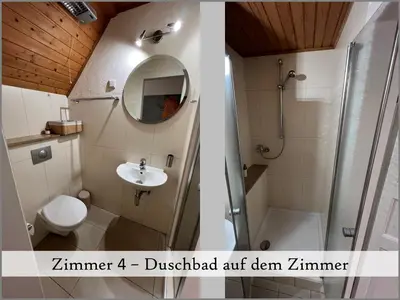 Ein Badezimmer in der Unterkunft Gästehaus Reibold