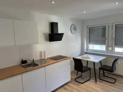 Küche/Küchenzeile in der Unterkunft Traum-Immo-Home Apartments