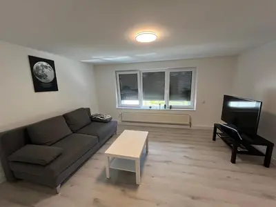 Ein Sitzbereich in der Unterkunft Black Forest Gate Apartment