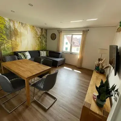 Zentrale Wohnung mit Küche&WLAN