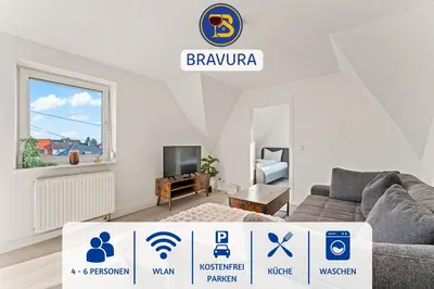 TV/Unterhaltungsangebot in der Unterkunft BRAVURA - modern - bis zu 6 - Nähe Hambacher Schloss