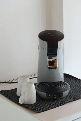 Kaffee-/Teezubehör in der Unterkunft Ferienwohnung Waldblick Dahn
