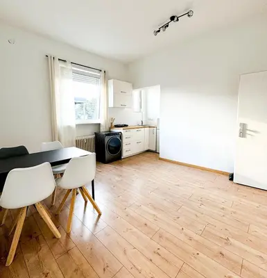 Küche/Küchenzeile in der Unterkunft Family and Business Apartments Mannheim Three