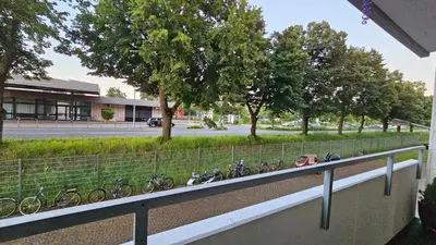 Ein Garten an der Unterkunft Gast Appartment Germersheim