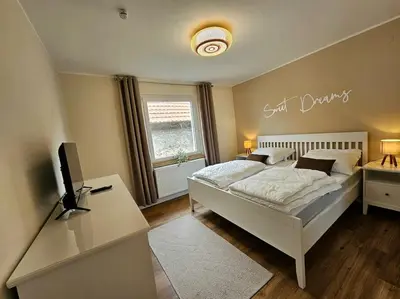 Ein Bett oder Betten in einem Zimmer der Unterkunft Casa Ciconia - Über den Dächern der Altstadt