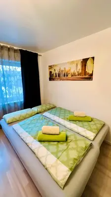 Grundriss der Unterkunft 2 Zimmer Wohnung mit Garten