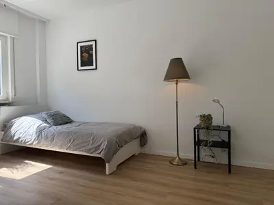 Ein Bett oder Betten in einem Zimmer der Unterkunft Monteur- und Ferienunterkunft Wilhelmsfeld & Heidelberg