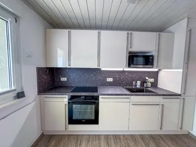 Küche/Küchenzeile in der Unterkunft Ferienhaus Hammerstein