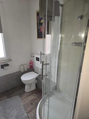 Ein Badezimmer in der Unterkunft Zimmer mit eigenem Bad in Heidelberg