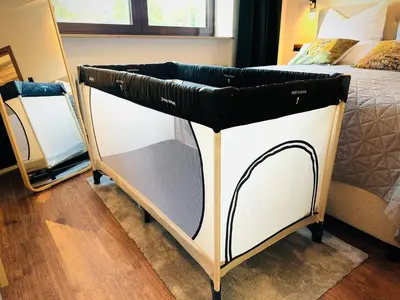 Ein Bett oder Betten in einem Zimmer der Unterkunft Pfalz Apartments - zentral, elegant, komfortabel