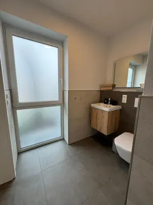 Ein Badezimmer in der Unterkunft Ferienwohnung Pfälzer Auszeit