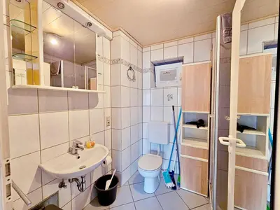 Ein Badezimmer in der Unterkunft Work & Stay Apartment in Biebelnheim