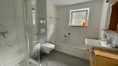 Ein Badezimmer in der Unterkunft Ein Traum am Waldrand