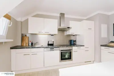 Küche/Küchenzeile in der Unterkunft Top Apartment im Zentrum - youpartments