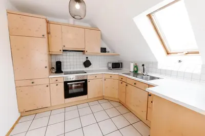 Küche/Küchenzeile in der Unterkunft ERB02 - Ferienwohnung - Altstadtliebe in Michelstadt