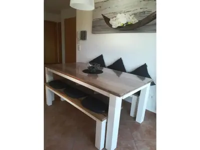 Ein Sitzbereich in der Unterkunft Tromm - Blick Comfortable holiday residence