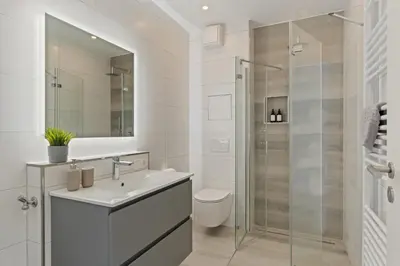 Ein Badezimmer in der Unterkunft CasaVia Frankenthal Zentrum - BRIGHT Collection