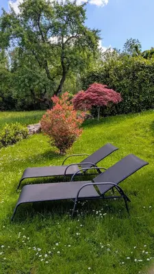 Ein Garten an der Unterkunft Idyllisches 2-Zimmer-Apartment