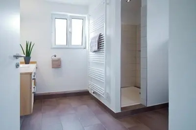 Ein Badezimmer in der Unterkunft Boardinghouse Rülzheim