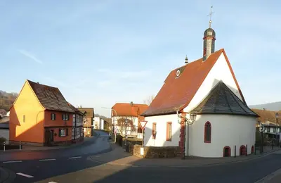 Das Gebäude in dem sich die Ferienwohnung befindet