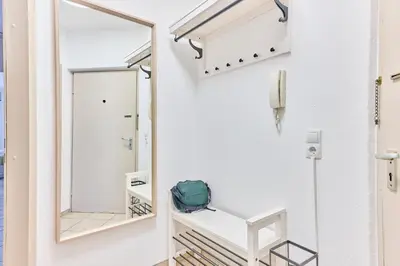 Ein Badezimmer in der Unterkunft Rosalia -Zentrumsnahe Wohnung mit Balkon & Parkplatz, ideal für Familien & Geschäftsreisende