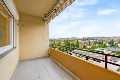 Ein Balkon oder eine Terrasse in der Unterkunft Salí Homes Weinblick Beethoven - ruhige Feldlage
