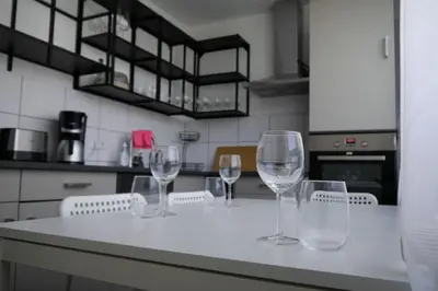 Küche/Küchenzeile in der Unterkunft Monteurzimmer bis zu 5 Personen Ludwigshafen