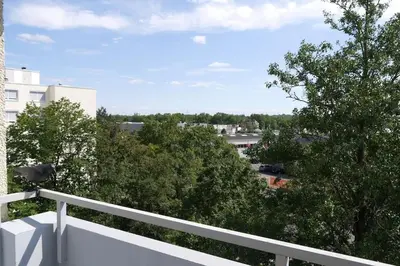 Ein Balkon oder eine Terrasse in der Unterkunft Monteurzimmer bis zu 5 Personen Ludwigshafen