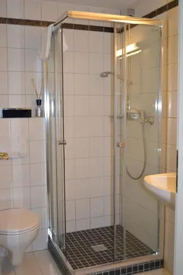 Ein Badezimmer in der Unterkunft Aparthotel Sprendlingen