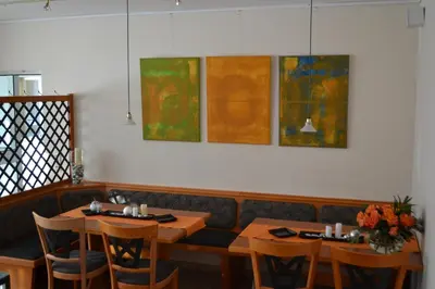 Ein Restaurant oder anderes Speiselokal in der Unterkunft Aparthotel Sprendlingen