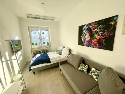 Grundriss der Unterkunft City Apartment - 2SZ - 1BD - Küche - Netflix