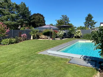 Der Swimmingpool an oder in der Nähe von Neues Ferienappartment PfalzHerz