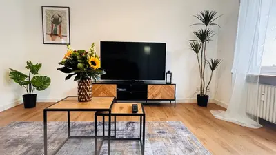 TV/Unterhaltungsangebot in der Unterkunft Modernes Apt im Nordschwarzwald