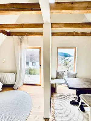 Ein Bett oder Betten in einem Zimmer der Unterkunft Fewo RITA
