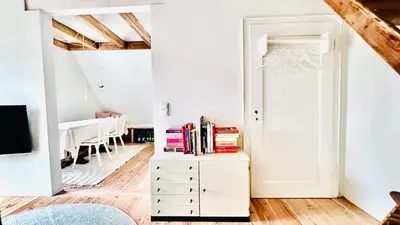 Ein Bett oder Betten in einem Zimmer der Unterkunft Fewo RITA