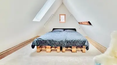 Ein Bett oder Betten in einem Zimmer der Unterkunft Fewo RITA