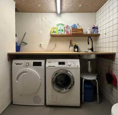 Grundriss der Unterkunft Tinyhouse mit Pelletofen
